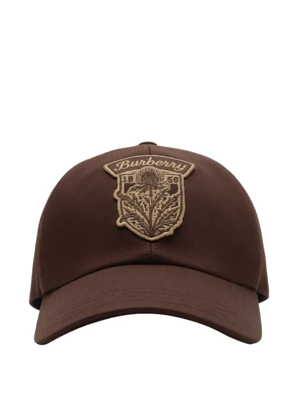 Burberry Gabardine Baseball Cap, Brown Burberry Men Mh Gabardine Baseball In Brown | ModeSens main image 3