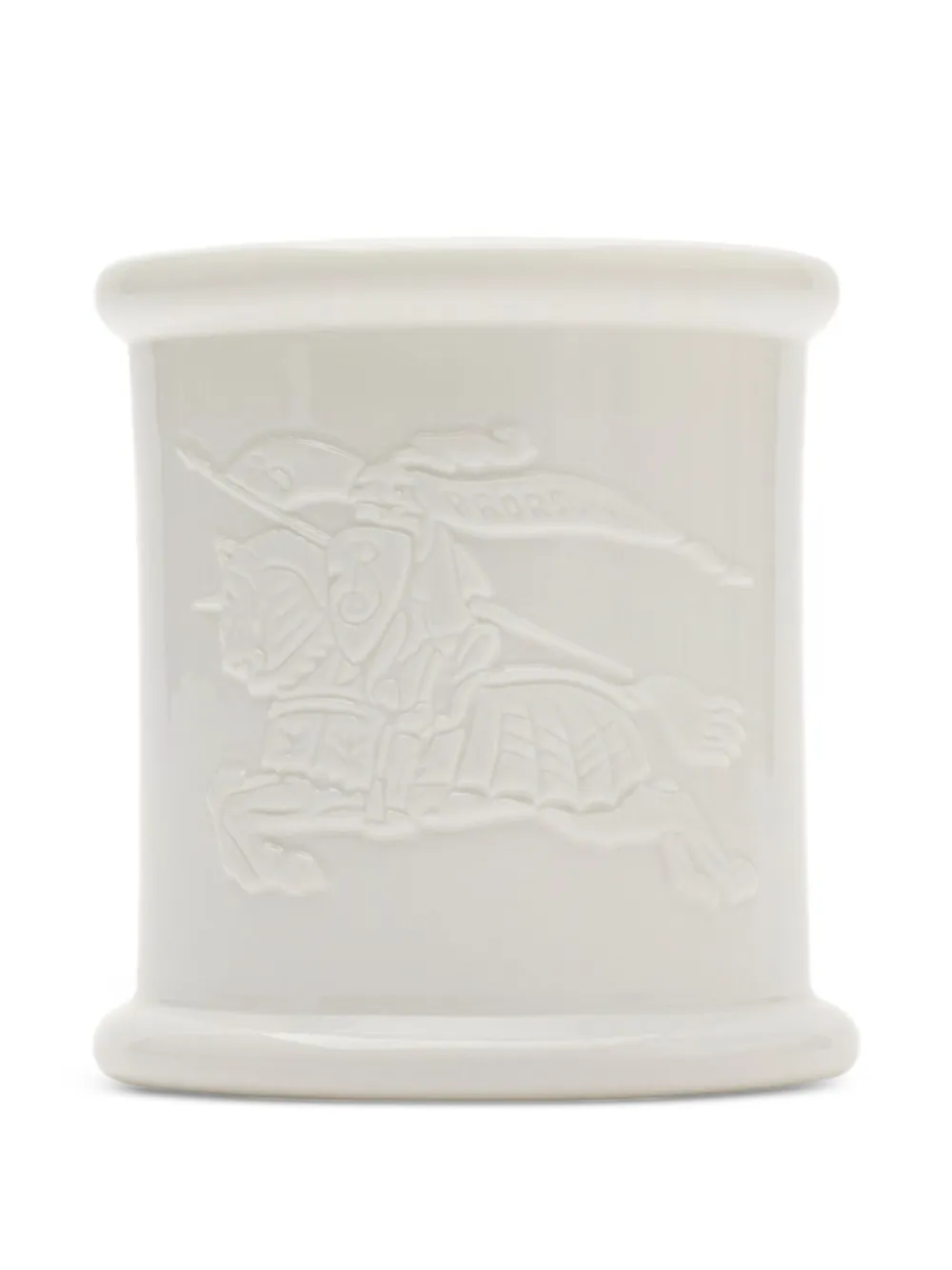 Burberry Equestrian Knight Design Small Candle In White