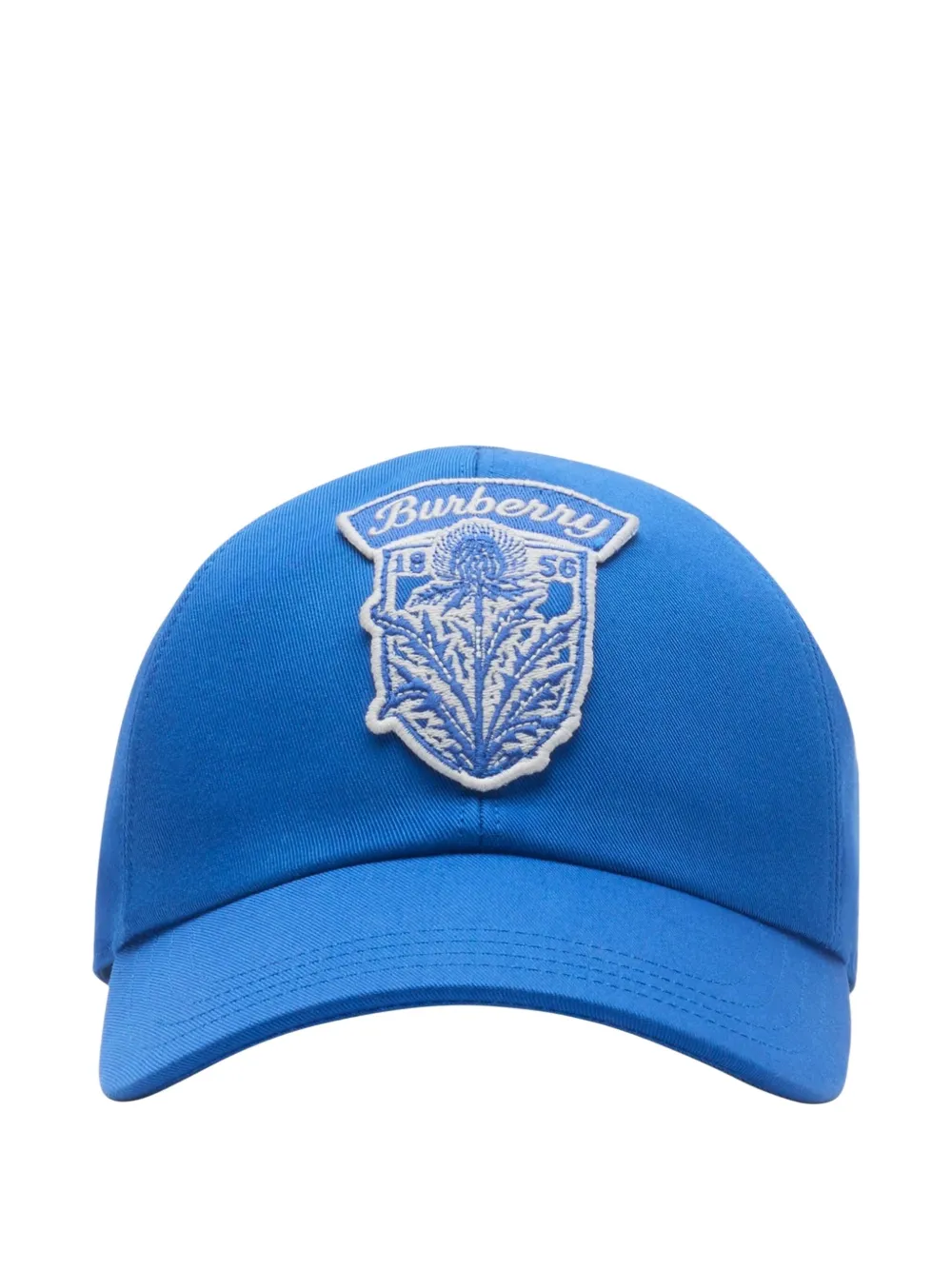 Burberry Thistle Shield Gabardine baseball cap | Blue | Image 1