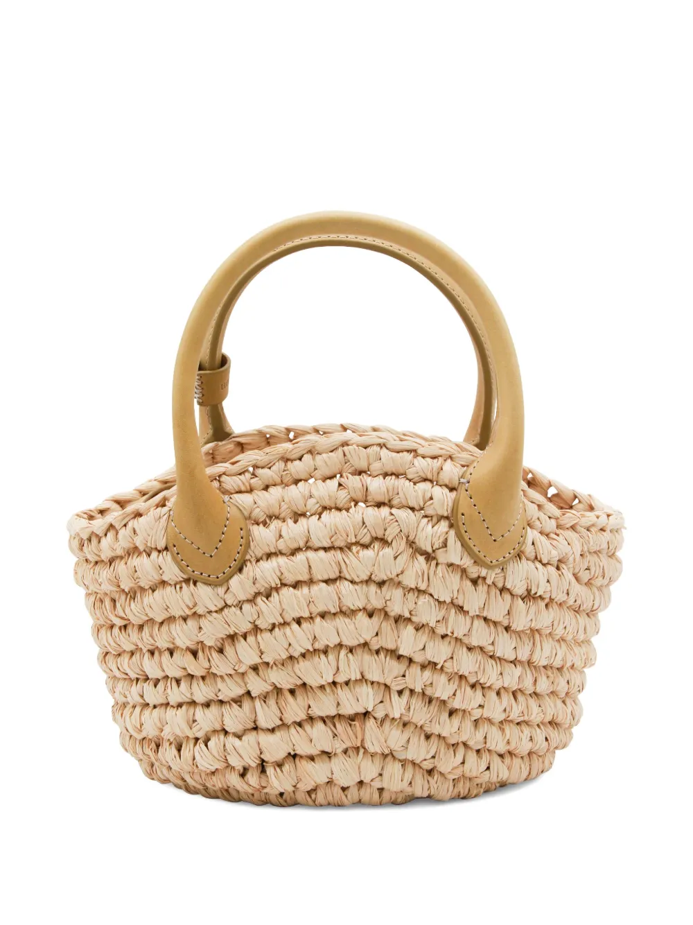 Helen Kaminski Natural Raffia Top Handle Bag In Neutral