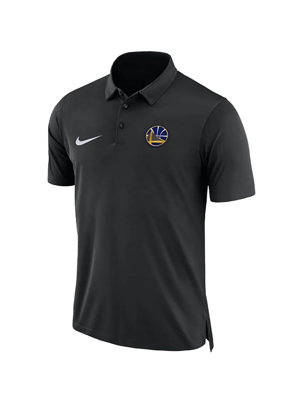 Nike NBA GSW Breathe Colorblock polo - Schwarz