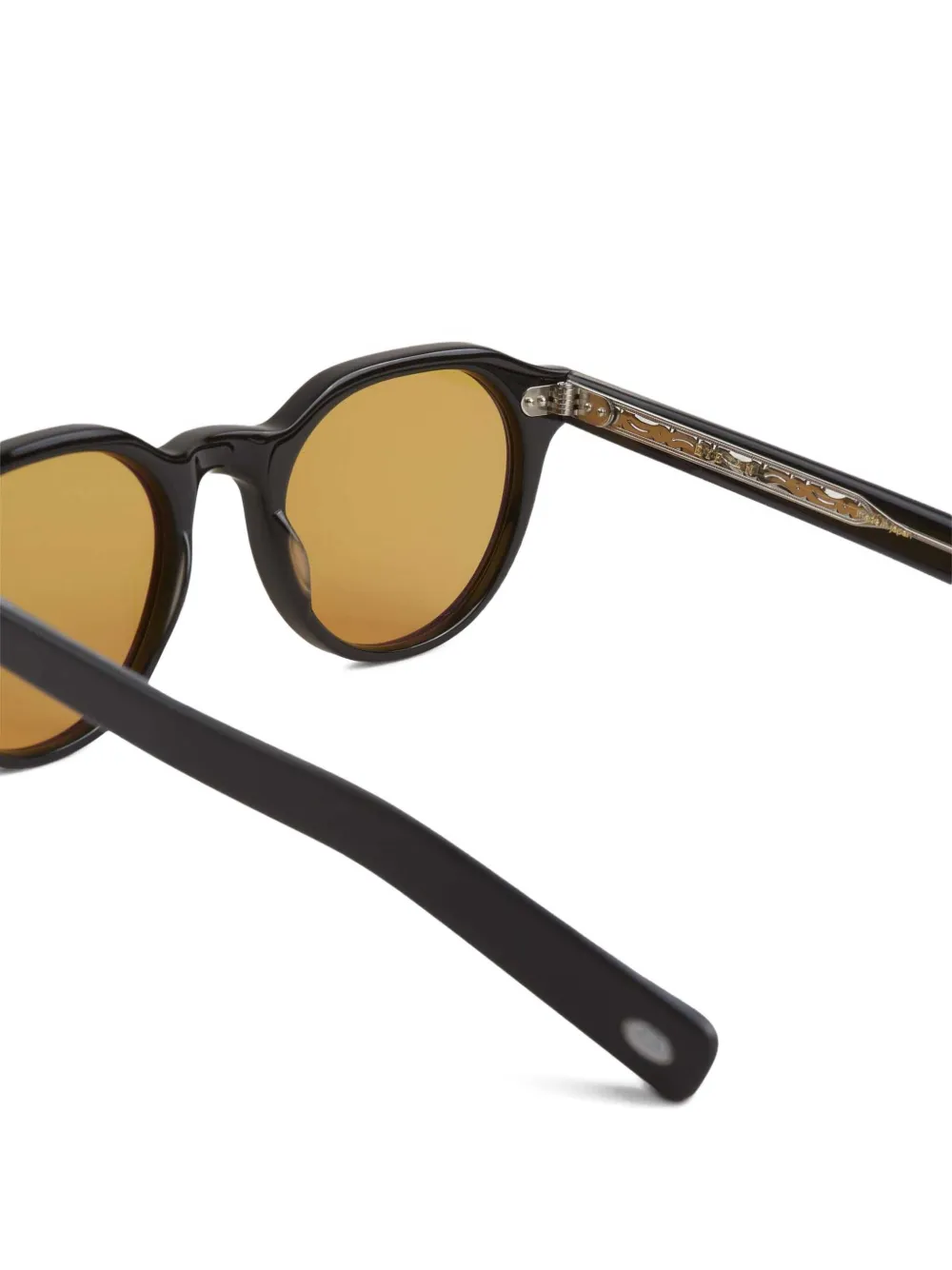 Eyevan7285 Zonnebril met rond montuur Zwart