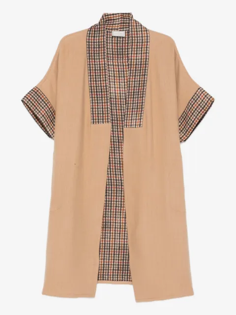 Pierre-Louis Mascia houndstooth-panel coat