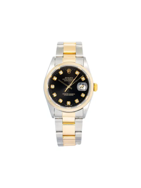 Rolex 18K yellow gold diamond Datejust 36mm