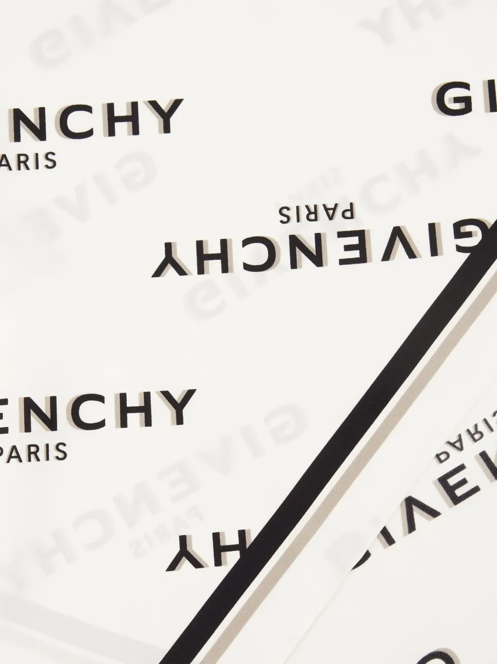Givenchy Shadow sjaal met logoprint Wit