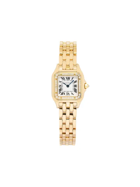 Cartier 18kt yellow gold diamond Panthere 22mm