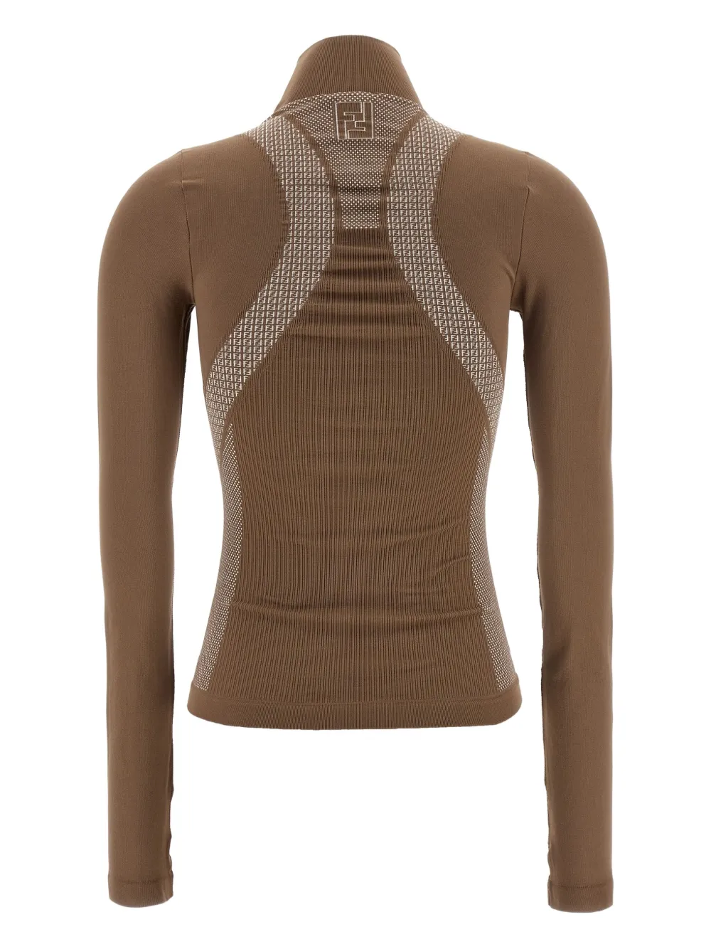 Fendi Long-sleeve Top In Brown