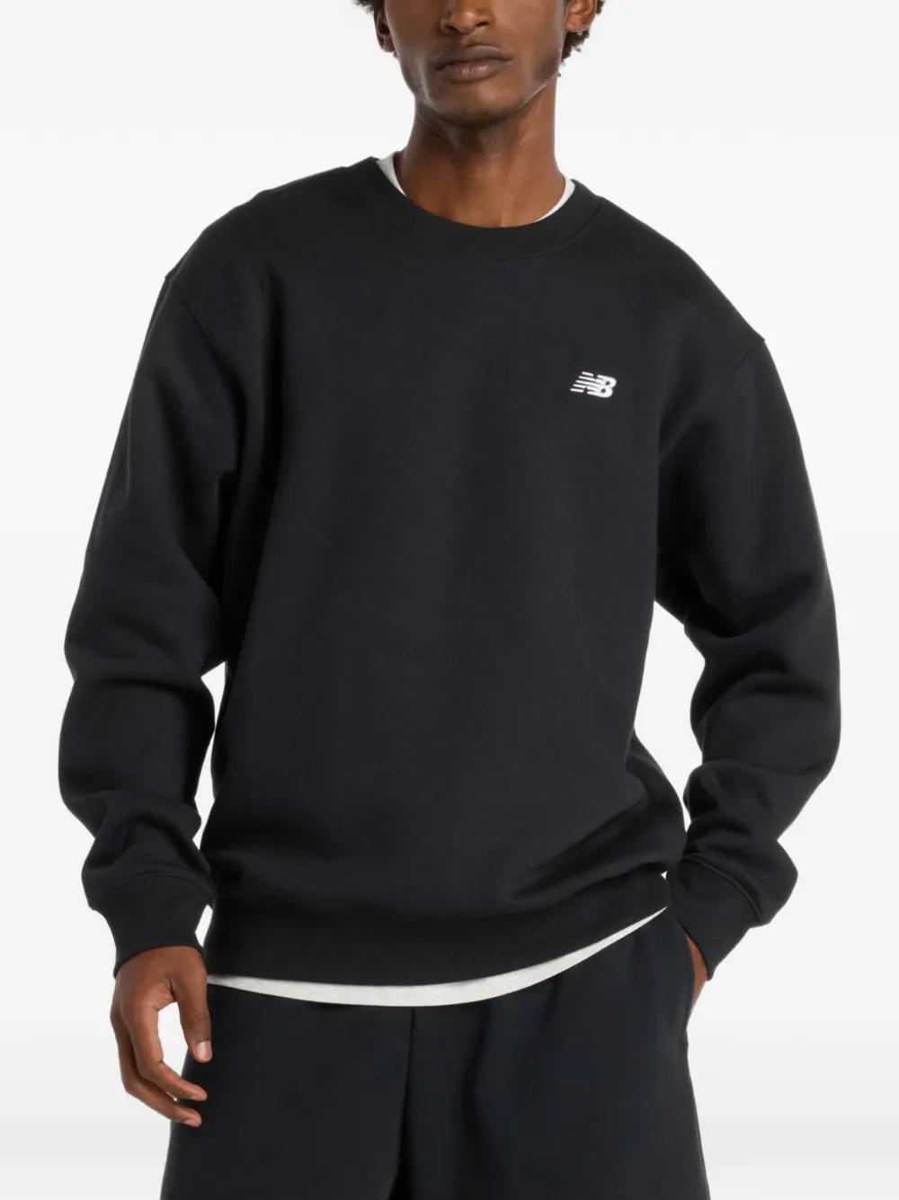 New Balance Felpa con ricamo - Nero