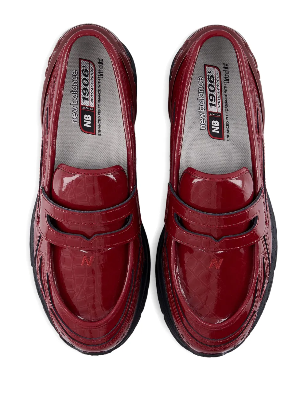 New Balance 1906l Sneakers Mit Lochmuster In Burgundy