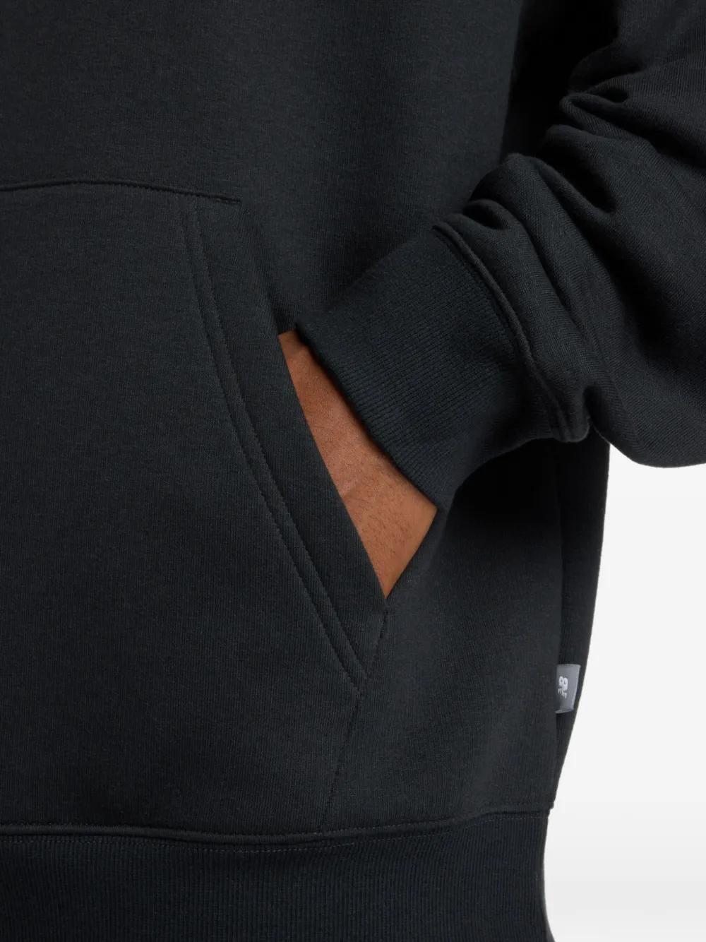 New Balance Hoodie met geborduurd logo Zwart