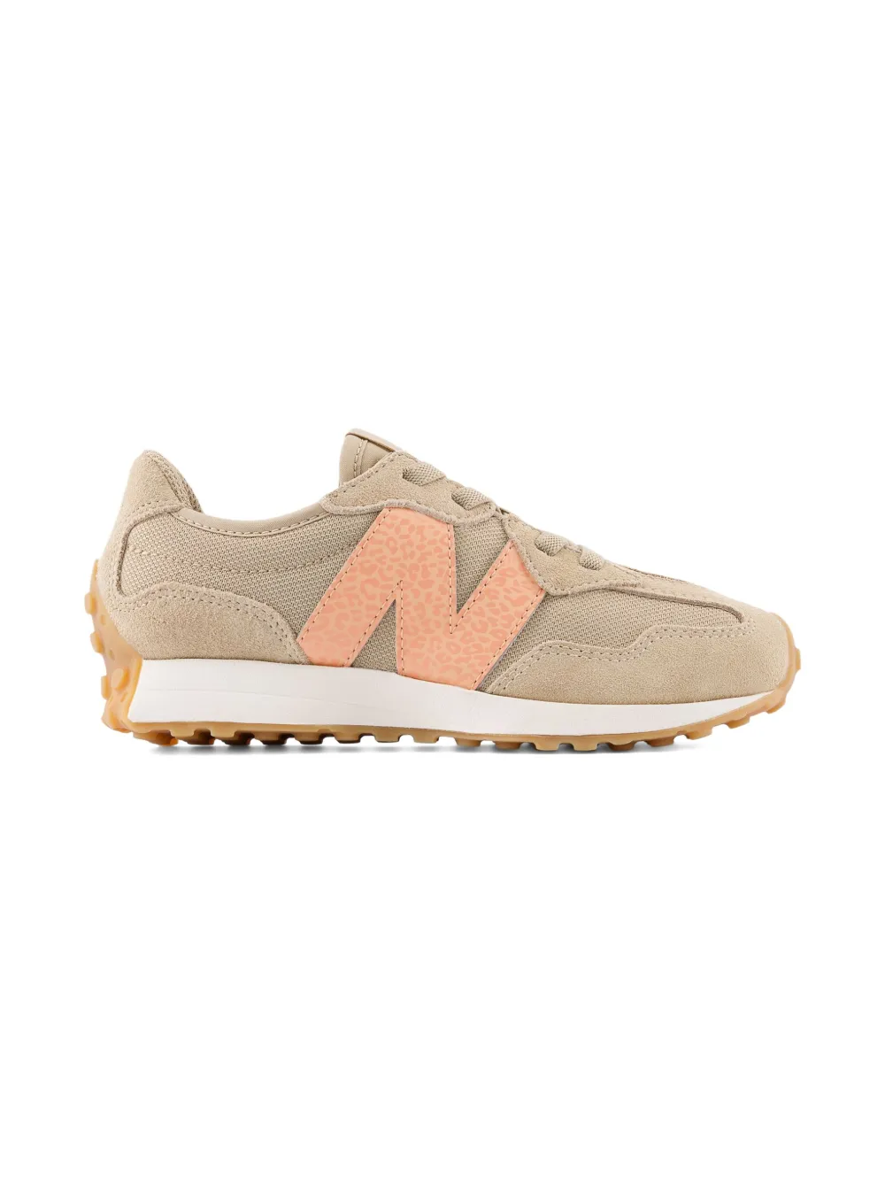 New Balance Kids 327 Lace Bungee sneakers - Beige