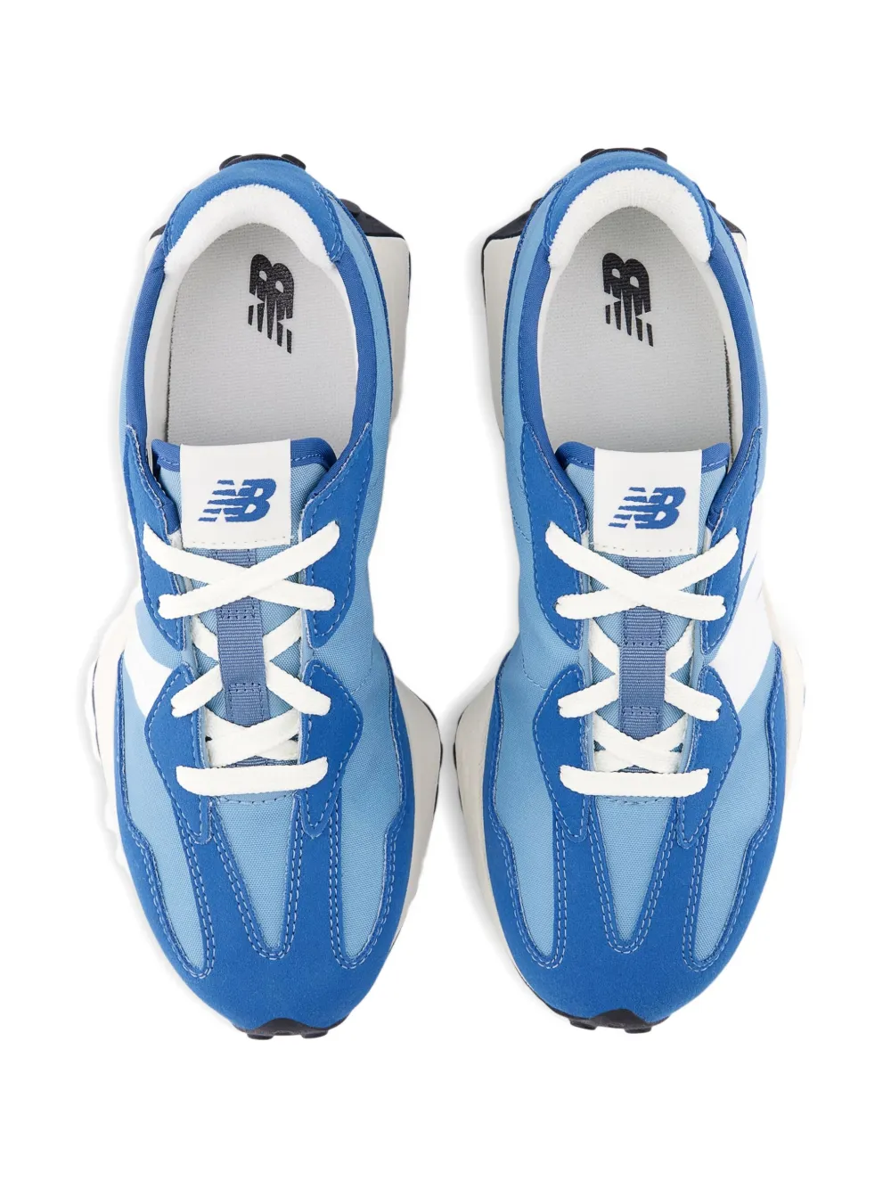 New Balance Kids 327 Lace sneakers met logo Blauw