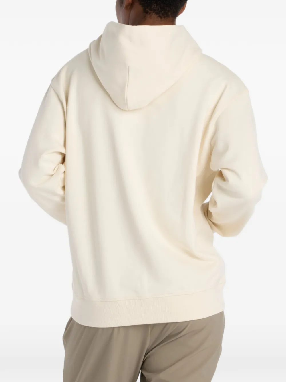 New Balance Hoodie met geborduurd logo Beige