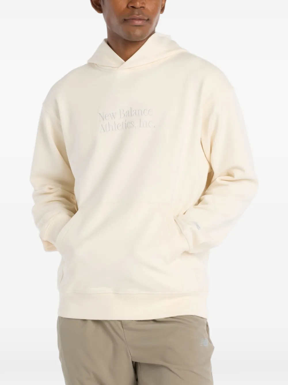 New Balance Felpa con cappuccio e logo - Toni neutri