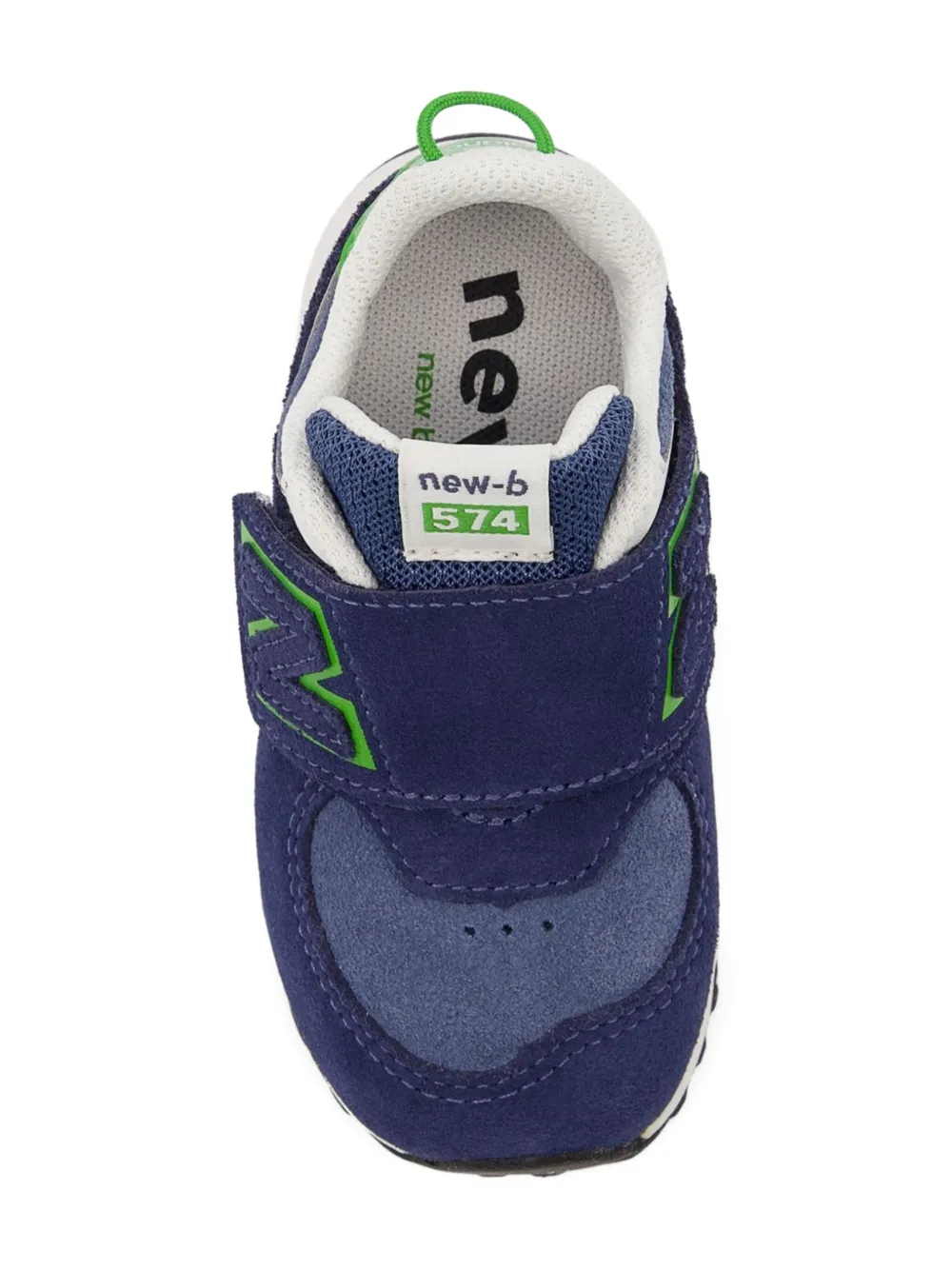 New Balance Kids 574 New-B Hook Loop sneakers Blauw