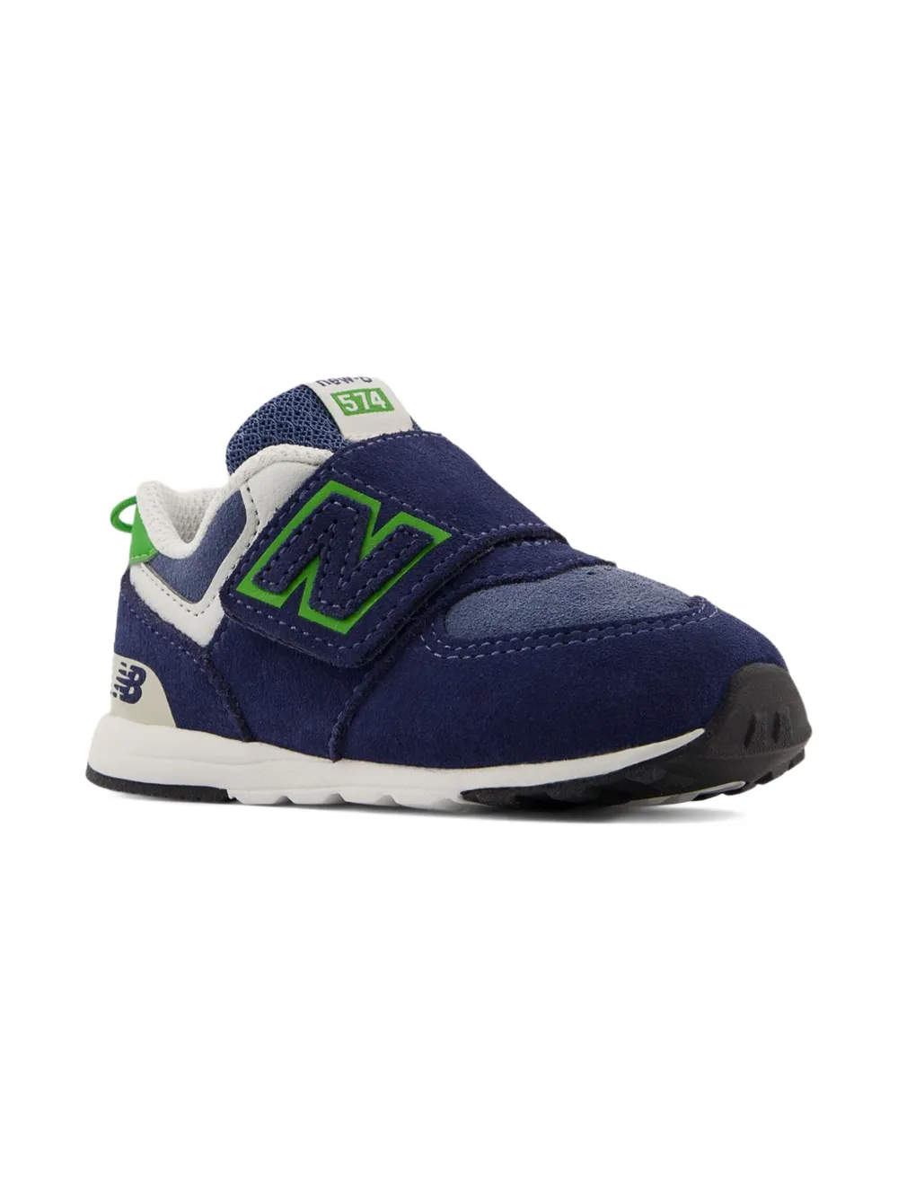 New Balance Kids 574 New-B Hook Loop sneakers Blauw