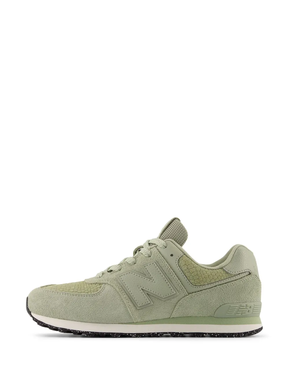 New Balance Kids 574 Lace sneakers met textuur Groen