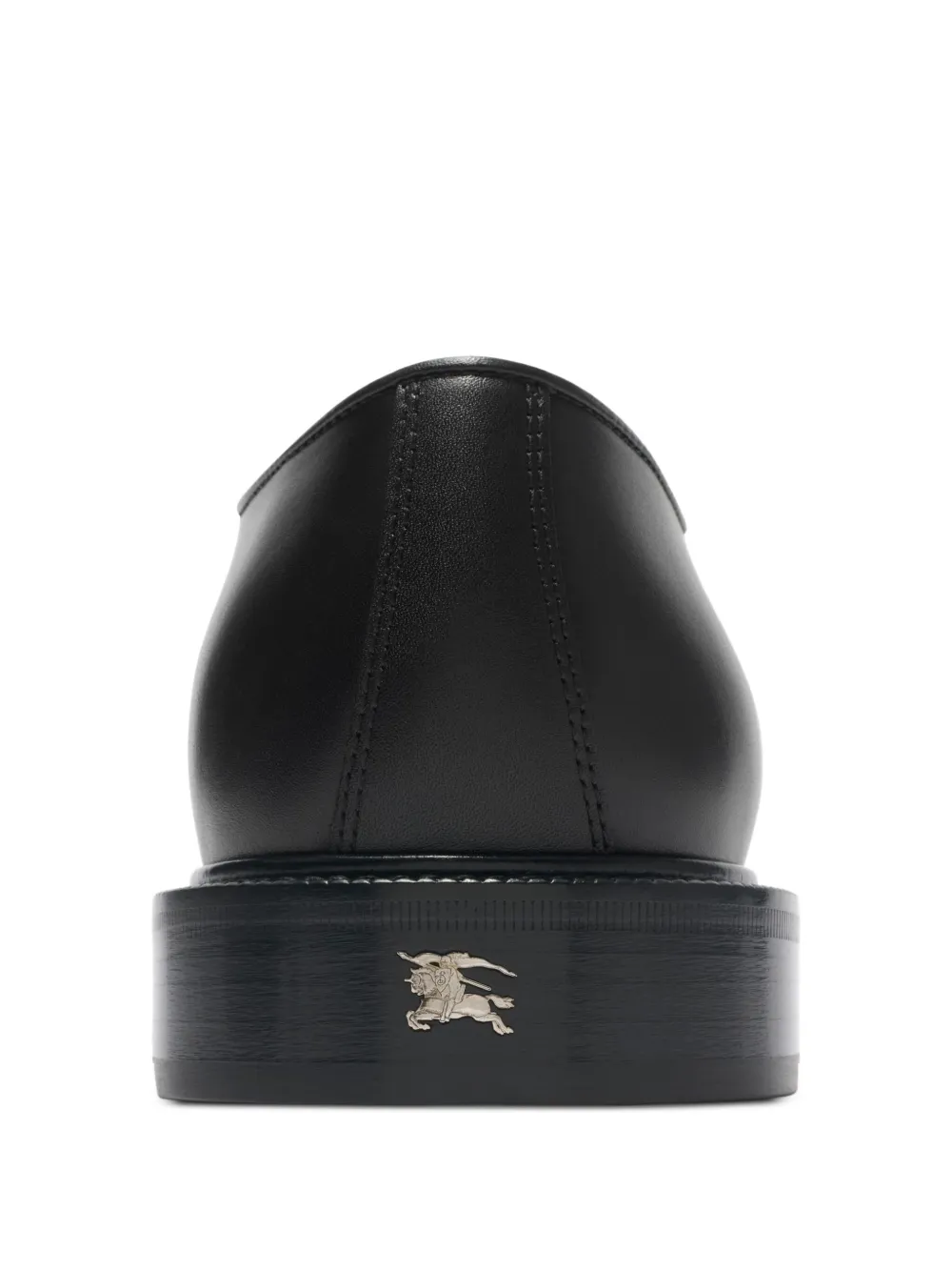 Burberry equestrian-knight detail leather derby shoes | Derby Shoes | Image 2