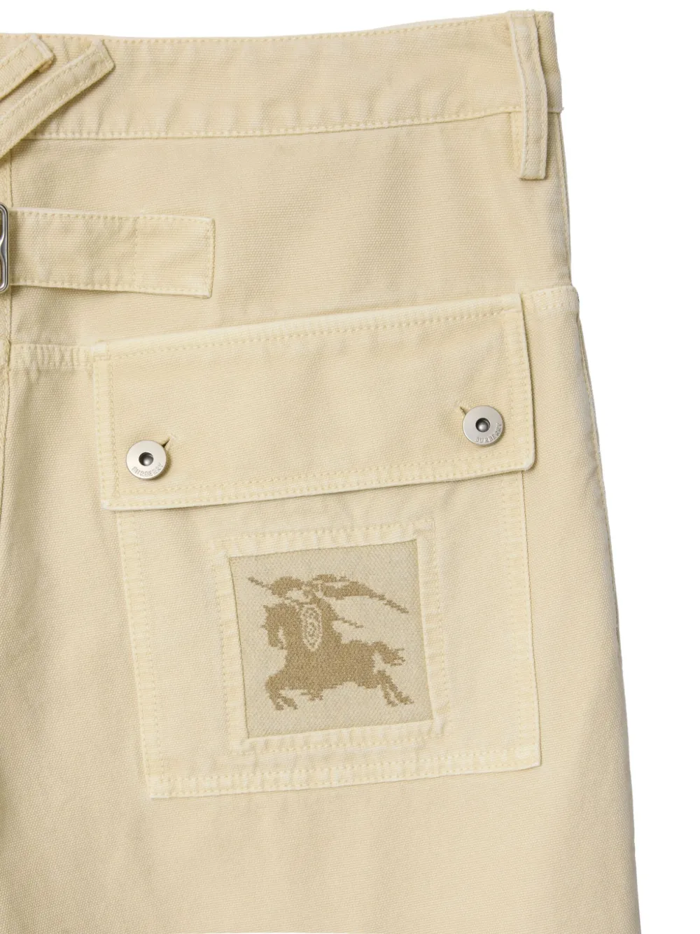 Burberry Equestrian Knight canvas broek - Beige