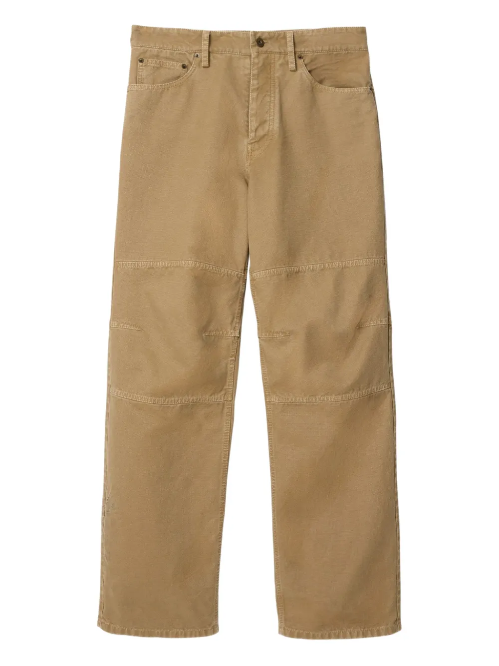 Burberry Pantaloni con cinque tasche Equestrian Knight - Marrone