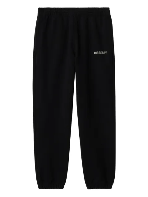 Burberry logo cotton track pants