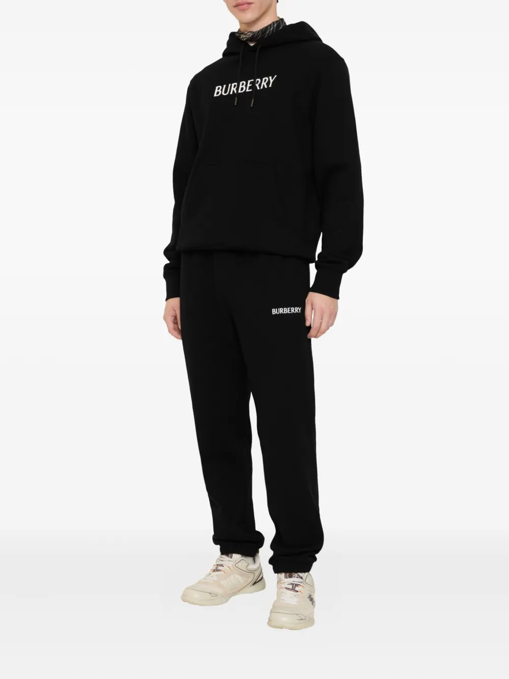 Burberry pantalon de jogging en coton à logo | Pantalons de survêtement | Image 2