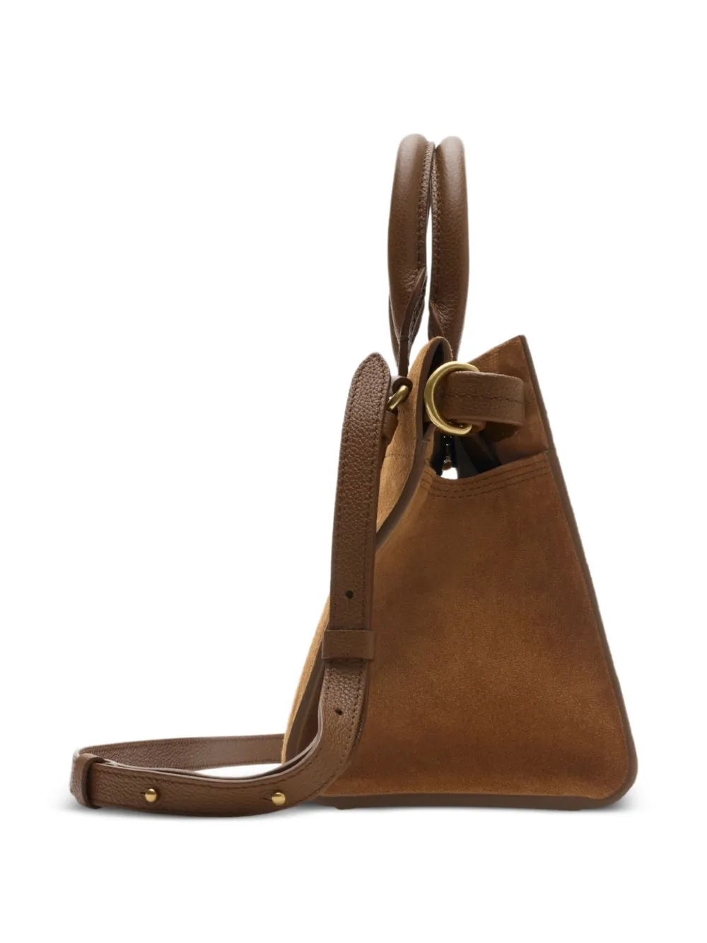 Burberry Cotswolds geruite mini-shopper Bruin