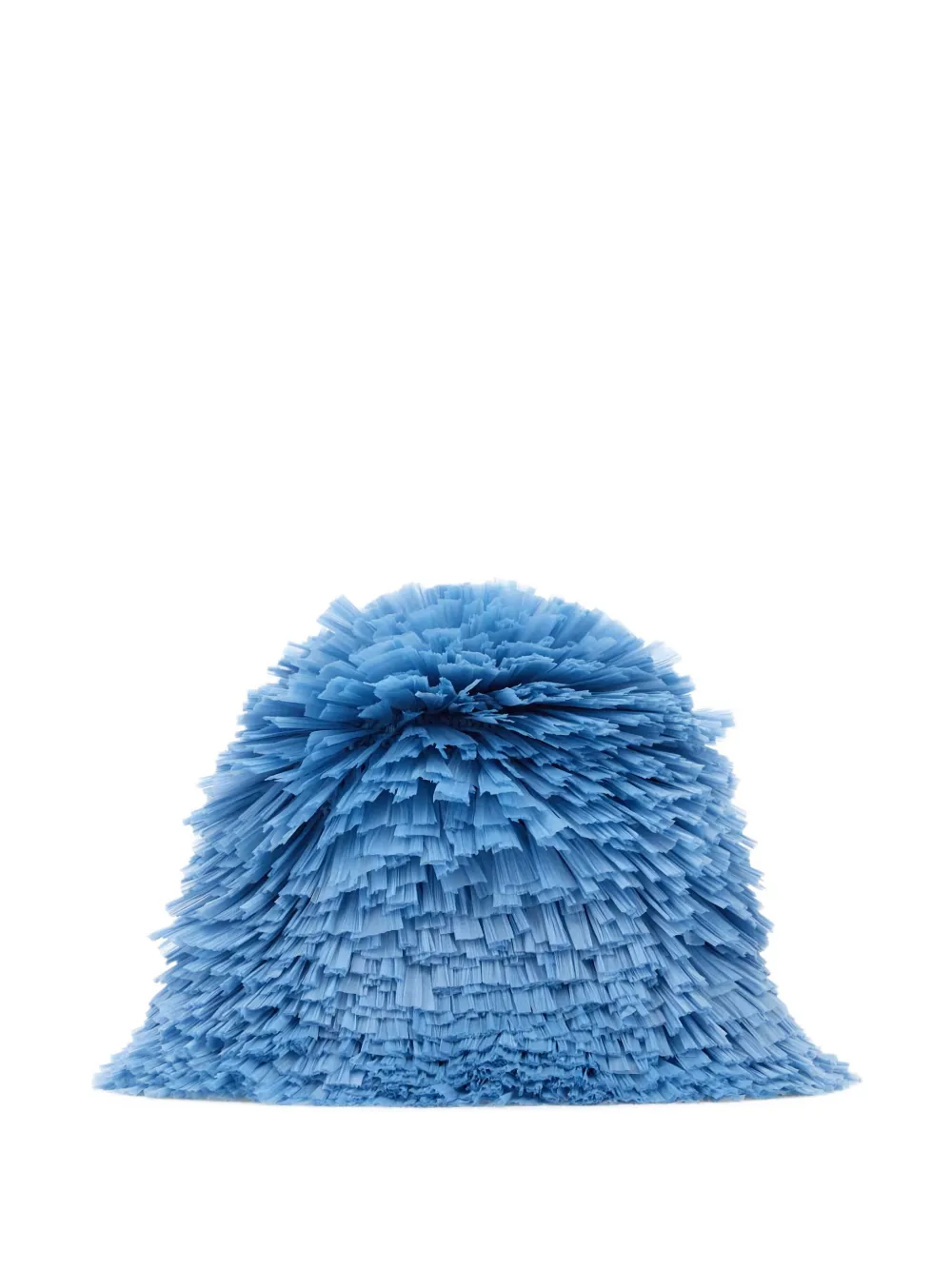 Prada logo-plaque hat - Blauw