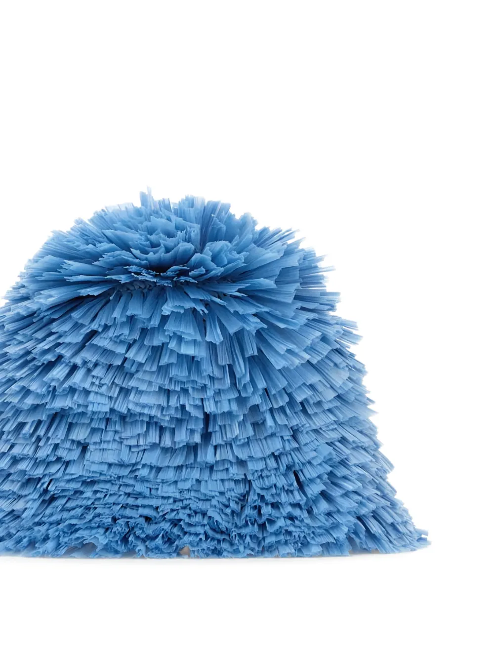 Prada logo-plaque hat Blauw