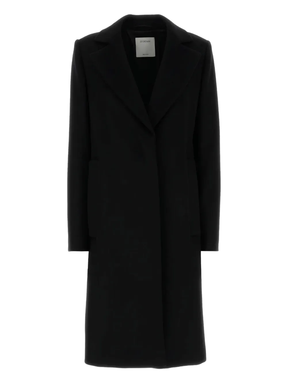 Sportmax long-sleeve coat - Black