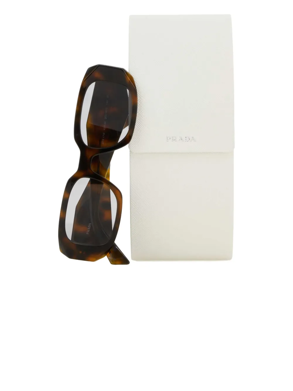 Prada tortoiseshell-pattern sunglasses - Bruin