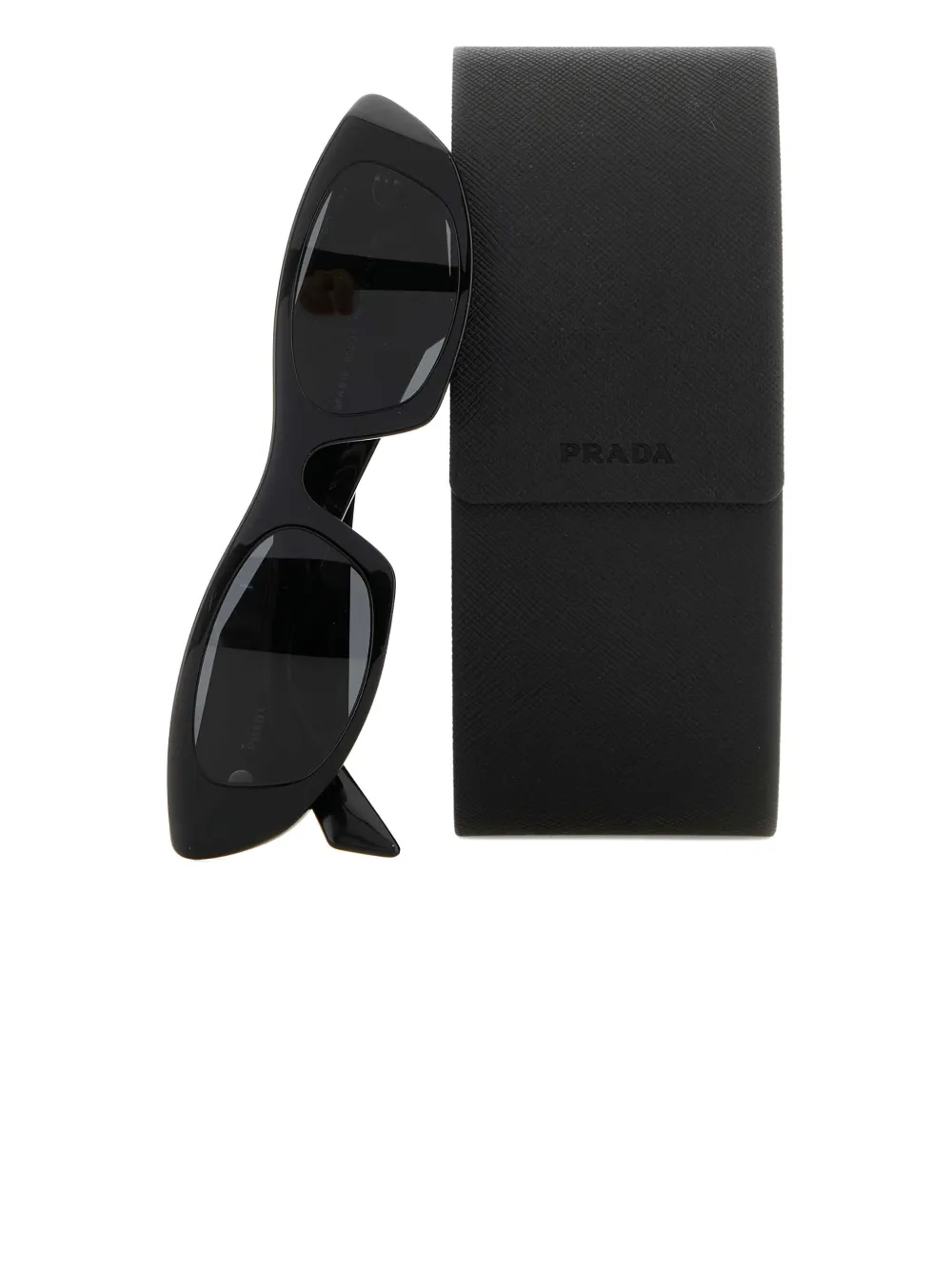 Prada Eyewear geometric-frame sunglasses Zwart
