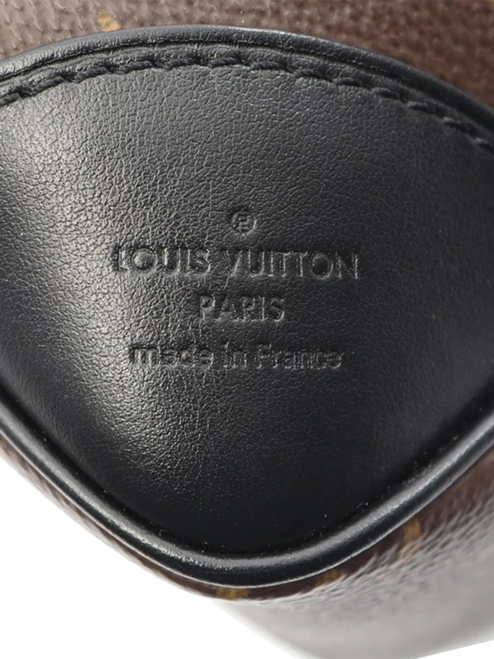 Pre-owned Louis Vuitton 2020 Monogram Odeon Mm Crossbody Bag In Brown