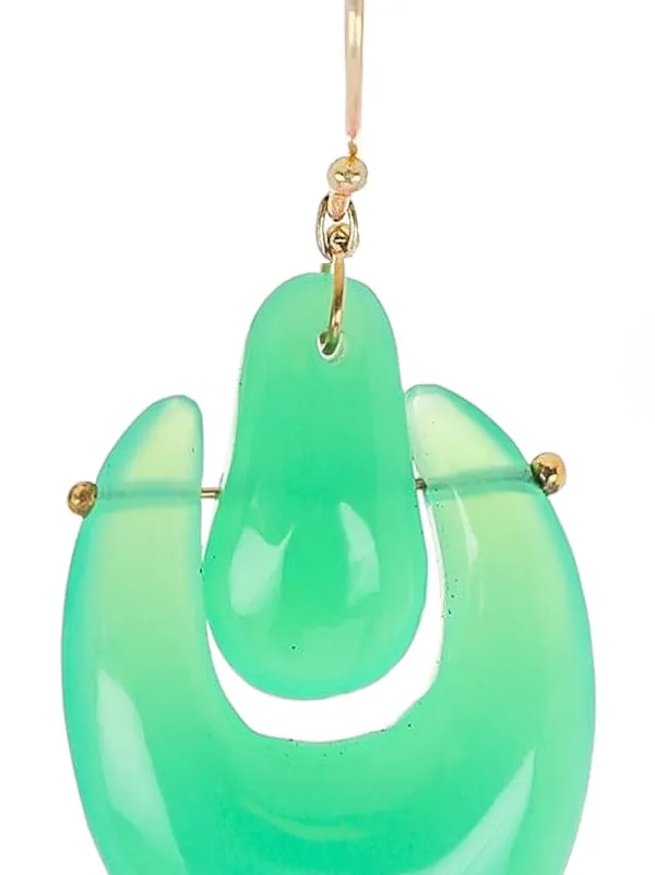 Ten Thousand Things O'Keeffe ピアス 18Kイエローゴールド | グリーン