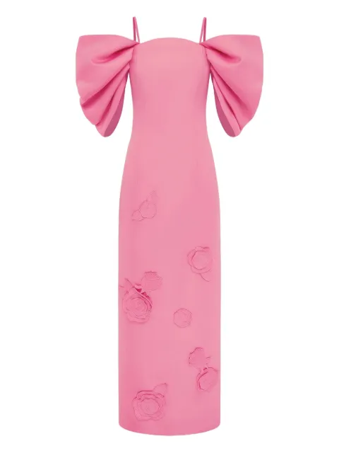 Leo Lin فستان ماكسي 'أرابيلا' بأبليكة زهور