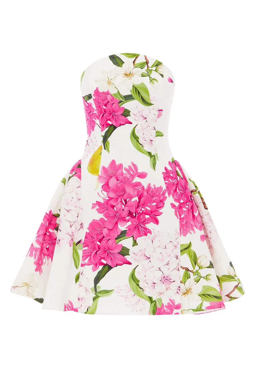Leo Lin Reese Floral-print Mini Dress In Pink