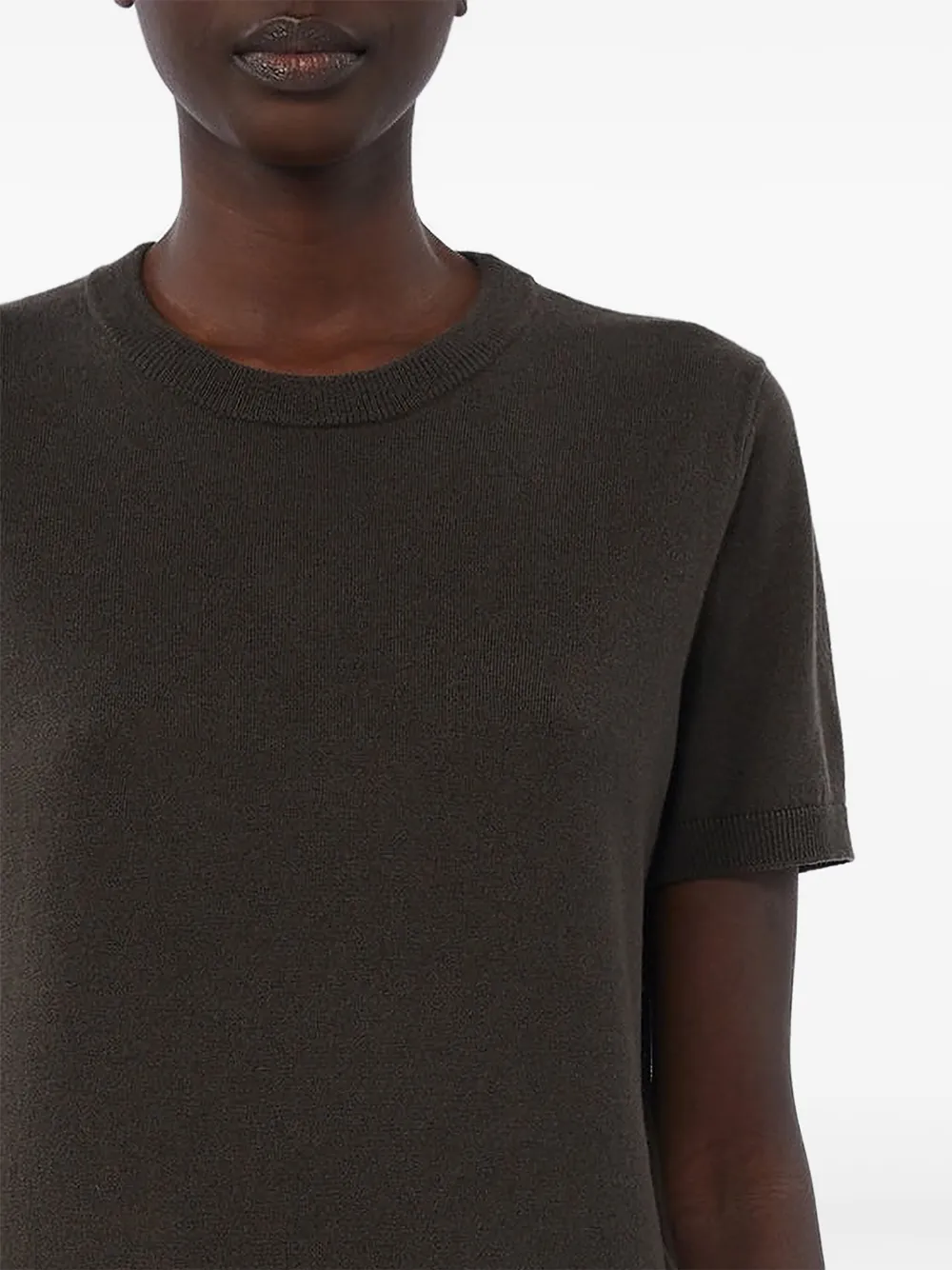  's Max Mara Crew-neck T-shirt - Brown 