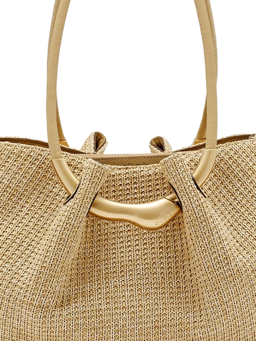 Cult Gaia Asa shopper met ringhandgreep - Beige