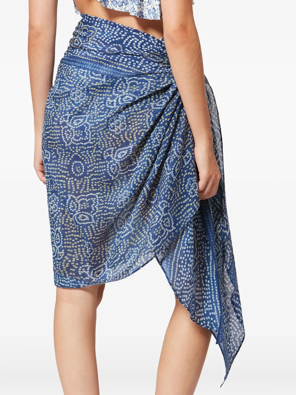  Isabel Marant Lucilia Patterned Pareo - Blue 