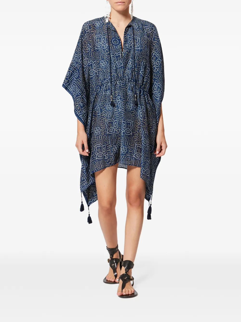 ISABEL MARANT Loreliz katoenen tuniek Blauw