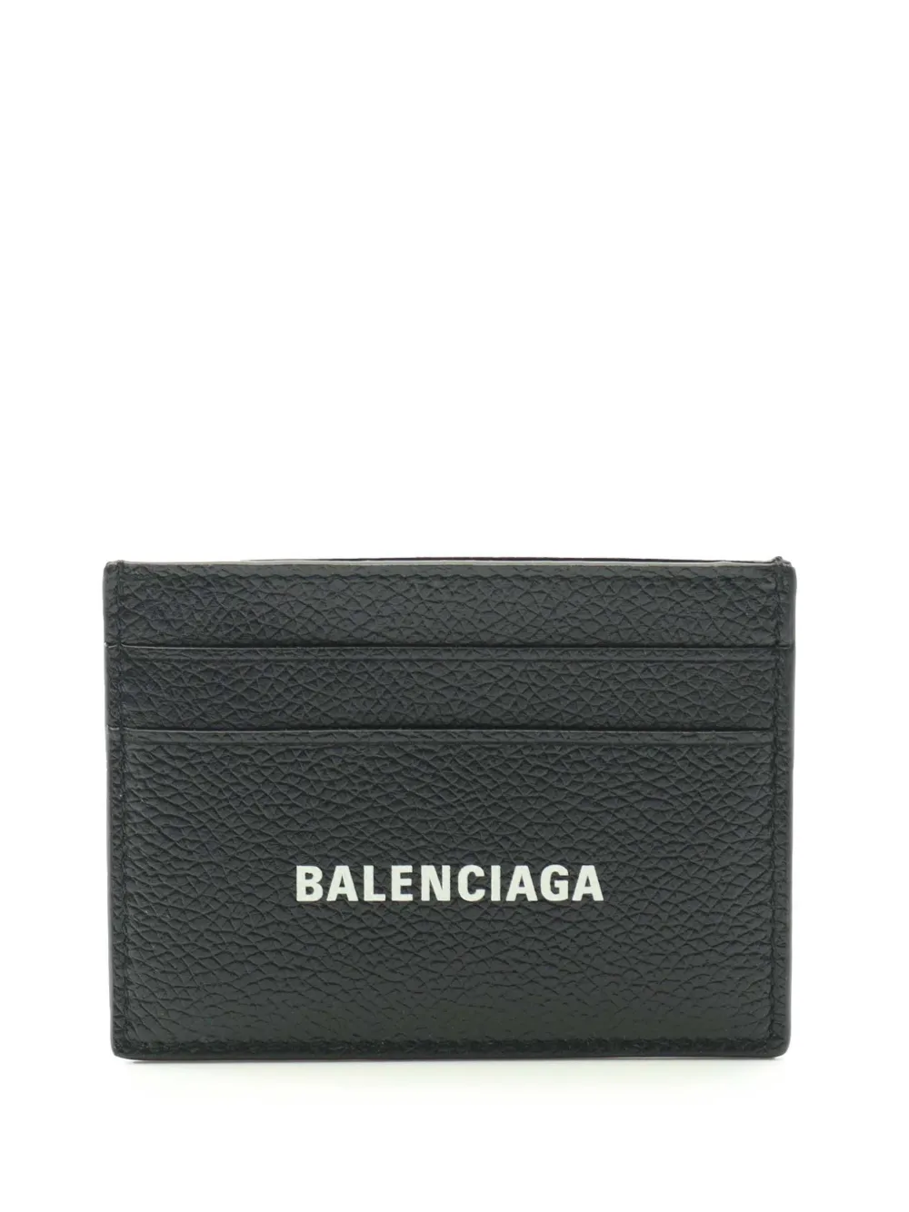 Balenciaga Pre-Owned 2010-2025 レザー キャッシュ カードケース - ブラック