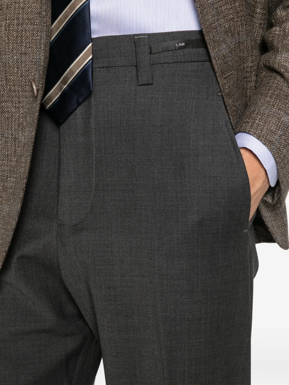 michael coal button-fastening trousers Grijs
