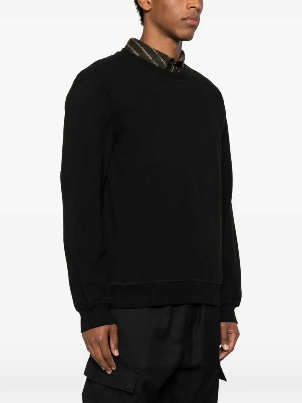 Maharishi Sweater met ronde hals Zwart