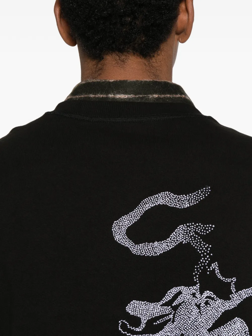 Maharishi Sweater met ronde hals Zwart