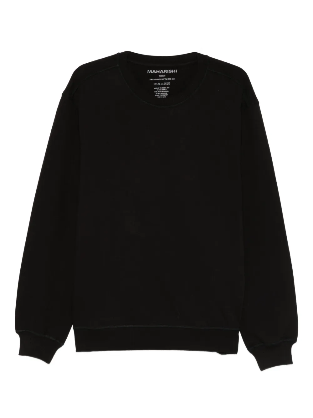Maharishi sudadera con cuello redondo | negro | Image 1