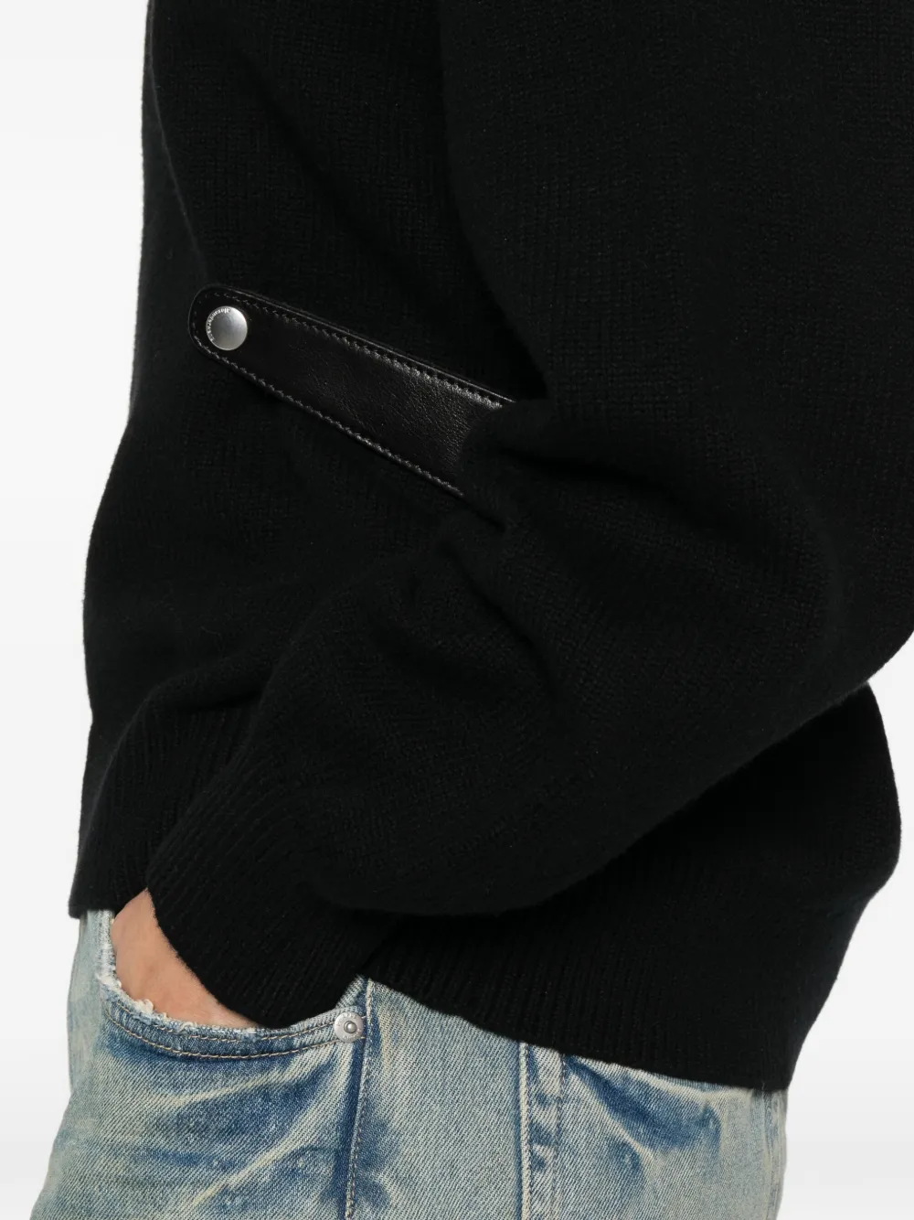 Alexander Wang Pocket Sweater In Black