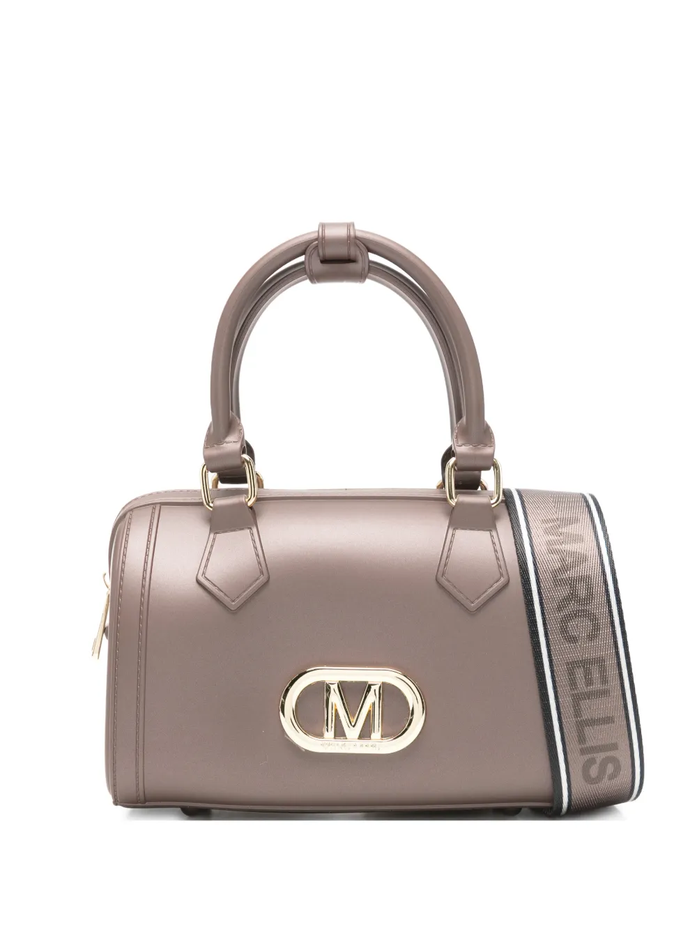 Marc Ellis Flat Estrella logo-plaque mini tote bag | Brown | Image 1
