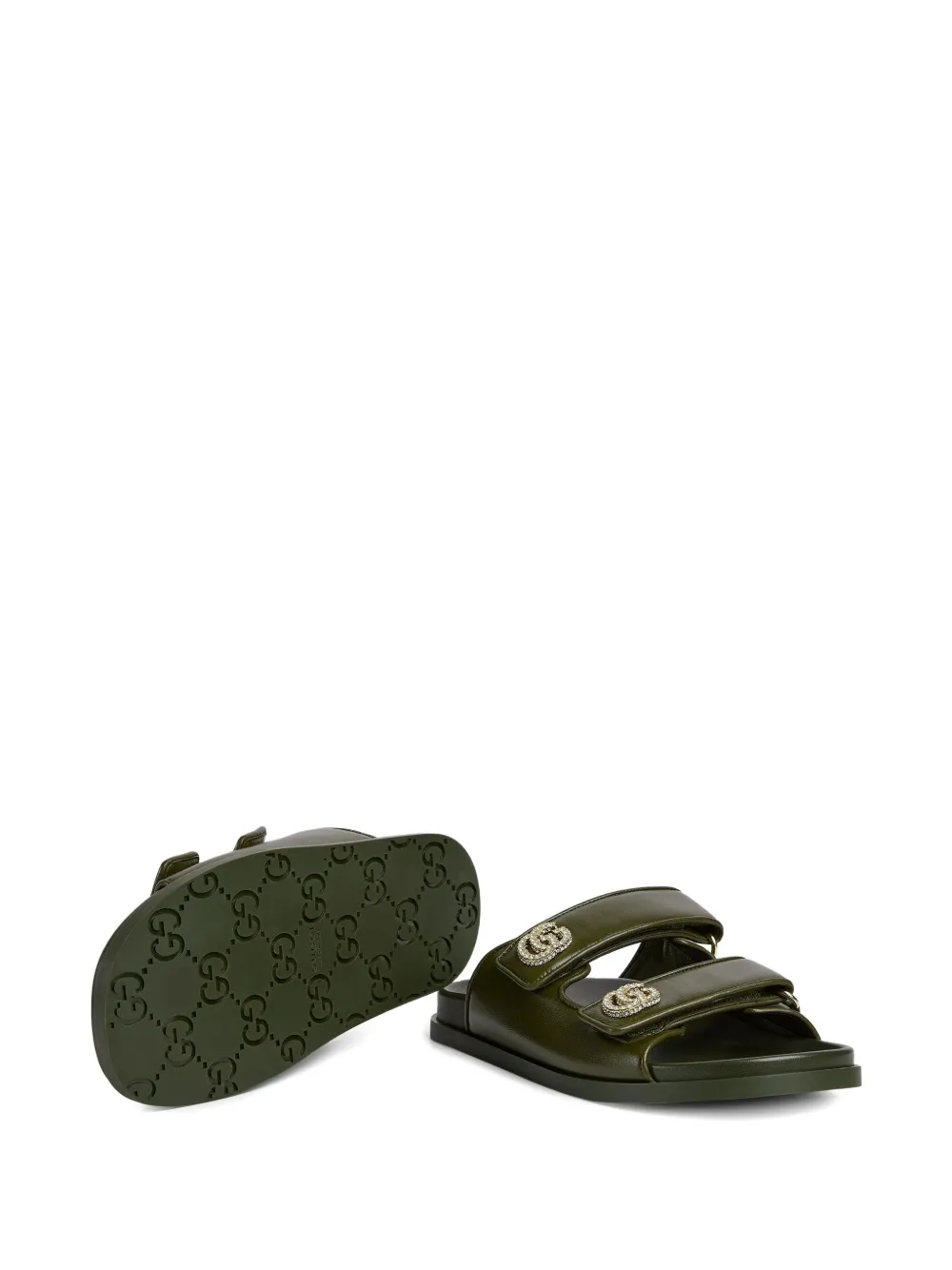 Gucci Leren sandalen Groen
