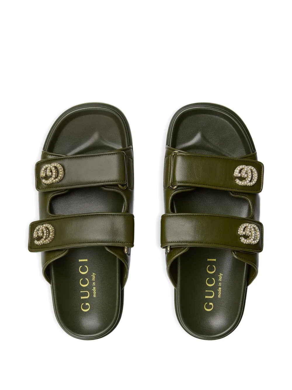 Gucci Leren sandalen Groen