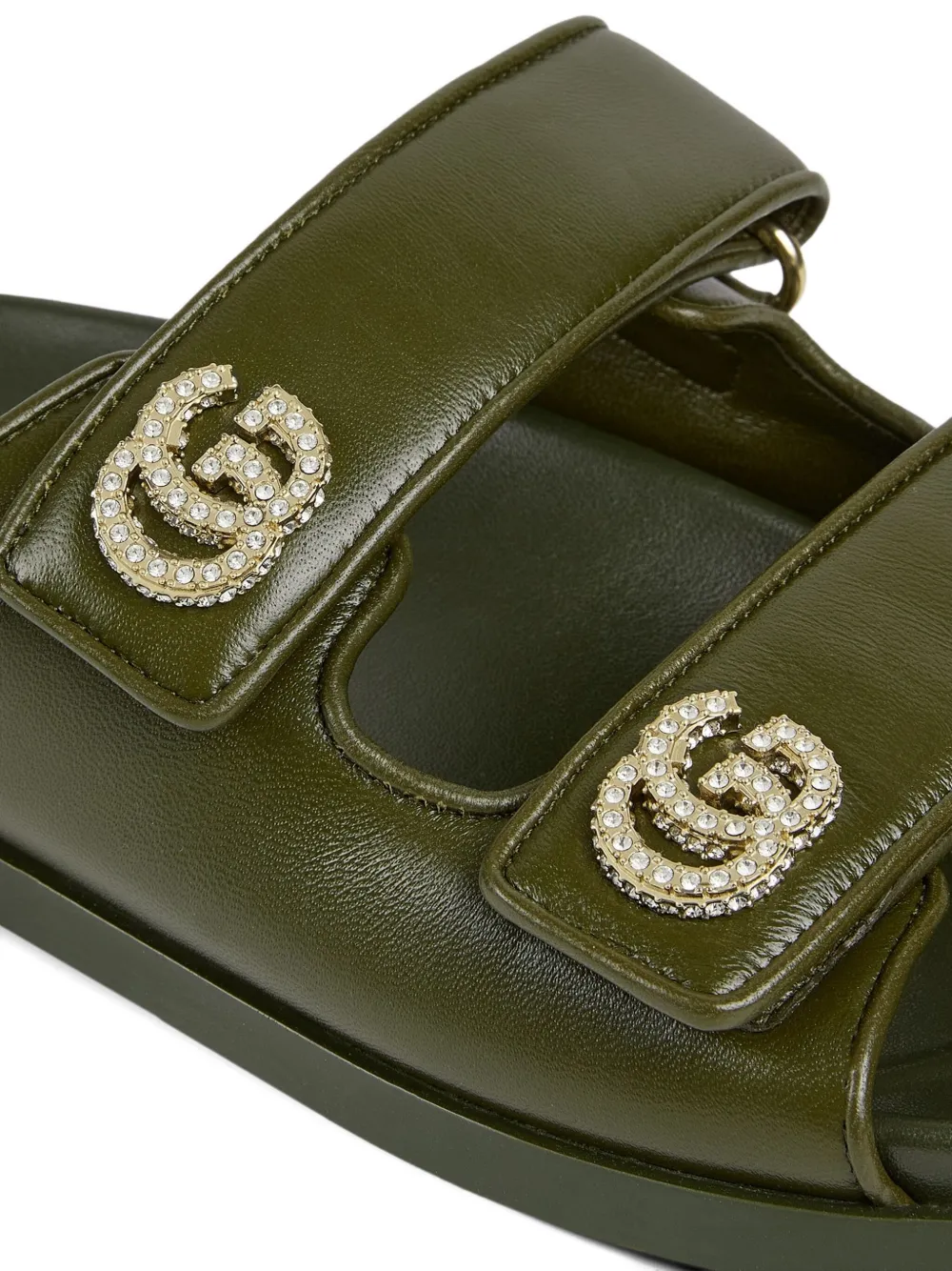 Gucci Leren sandalen Groen